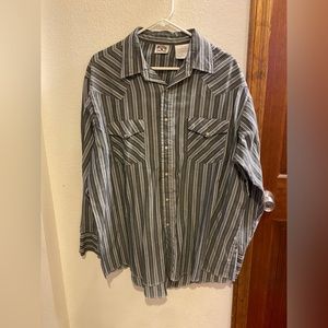 “Vintage” Western Frontier Snap button shirt